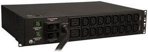 Tripp Lite PDUMH32HV Metered 2U 230V 12ft Single Phase PDU, 7.3kW, 18 outlets (C13 & C19), IEC-309 Blue 32A  Input Connection