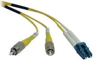 TRIPP LITE N378-02M 6 ft. (2m) Yellow Duplex SMF 8.3/125 Patch Cable (LC/FC)
