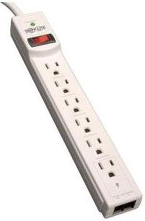 TRIPP LITE TLP608TEL 8 Feet 6 Outlets 990 Joules Surge Suppressor