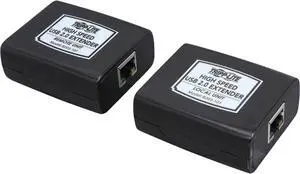 Tripp Lite 1-Port USB 2.0 Over Cat5 / Cat6 Extender, Transmitter and Receiver, Hi-Speed USB-A up to 328-ft. /100M (B203-101)