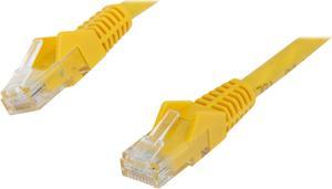 TRIPP LITE N201-001-YW 1 ft. (0.3m) Cat 6 Yellow Gigabit Snagless Molded Patch Cable