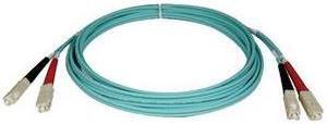 Tripp Lite	N806-02M	10Gb Duplex Multimode 50/125 OM3 LSZH Fiber Patch Cable (SC/SC) - Aqua, 2M (6-ft.)