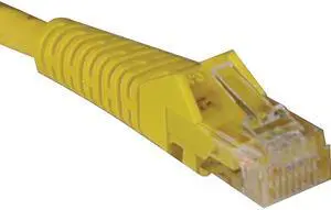 Tripp Lite N001-050-YW 50-ft. Yellow Cat5e 350MHz Snagless Molded Cable (RJ45 M/M)