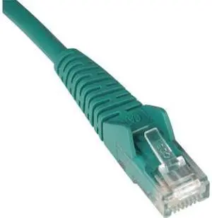 Tripp Lite 15-ft. Cat6 Gigabit Snagless Molded Patch Cable(RJ45 M/M) - Green
