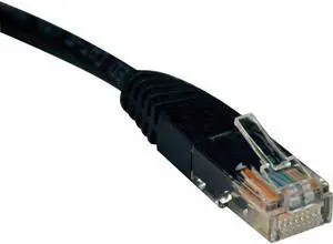 Tripp Lite 100-ft. Cat5e 350MHz Molded Cable (RJ45 M/M) - Black