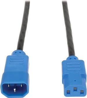 Tripp Lite 4-ft. 18 AWG Power Cord (IEC-320-C14 to IEC-320-C13) with Blue Connectors