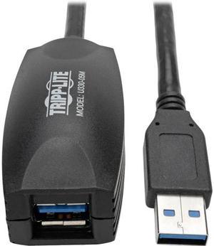 Tripp Lite USB 3.0 SuperSpeed Active Extension Repeater Cable (A M/F), 5M/16-ft. (U330-05M)