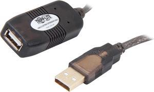 Tripp Lite USB 2.0 Hi-Speed Active Extension Repeater Cable (M/F), USB Type-A, 20M (65-ft.) (U026-20M)