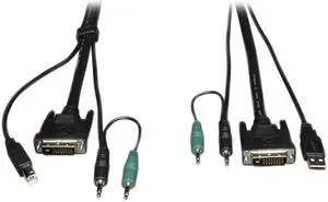 TRIPP LITE Black Cable Kit for B002-DUA2 / B002-DUA4 Secure KVM Switches