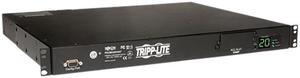 Tripp Lite Metered PDU with ATS, 3.2 - 3.8 kW Single-Phase 200-240V (8 x C13 & 2 x C19), 2 x C20, 12 Feet Cord, 1U Rack-Mount, TAA (PDUMH20HVAT)