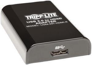 Tripp Lite USB 3.0 SuperSpeed to HDMI Dual Monitor External Video Graphics Card Adapter, 512 MB SDRAM (U344-001-HDMI-R)