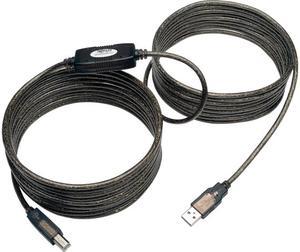 Tripp Lite 25ft. High-Speed USB2.0 A/B Active Device Cable (A Male to B Male)