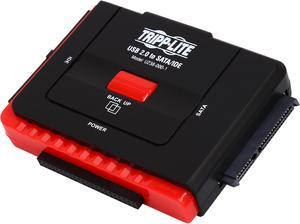 Tripp Lite USB 2.0 to Serial ATA (SATA) and IDE Adapter for 2.5in / 3.5in / 5.25in Hard Drives (U238-000-1)