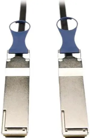 Tripp Lite 2 Meter QSFP+ to QSFP+ 40Gb Passive DAC Copper Infiniband Cable