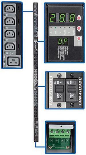 Tripp Lite Switched PDU3XVSRHWB 30-Outlets PDU