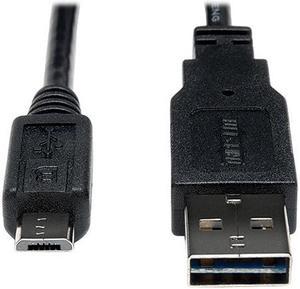 Tripp Lite Universal Reversible USB 2.0 Hi-Speed Cable, 28/24AWG