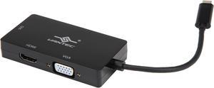 VANTEC CB-CU301HDV USB-C 3 in 1 Video Adapter USB Type-C to HDMI / DVI / VGA
