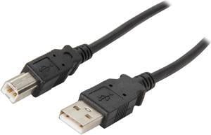 BYTECC USB2-10AB-K 10 ft. Black Type A Male to Type B Male  Cable