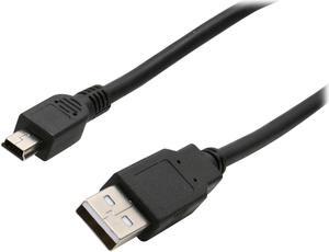 BYTECC USB2-6MIN Black USB 2.0 Type A Male to Mini B Male Cable