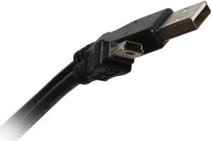BYTECC USB2-10MIN Black USB 2.0 Type A Male to Mini B Male Cable