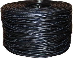 BYTECC C6E-1000K 1000 ft. Cat 6 Black Bulk Cable