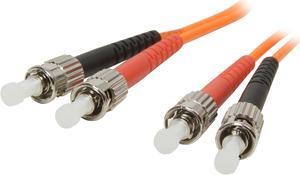 BYTECC MD-ST1 1m MD-ST ST to ST Duplex (2 Strand) Cable, Multi Mode 62.5/125 Standard Zipcore Male to Male - OEM