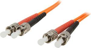 BYTECC MD-ST3 3m MD-ST ST to ST Duplex (2 Strand) Cable, Multi Mode 62.5/125 Standard Zipcore Male to Male - OEM
