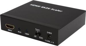 BYTECC HM-CV037K 1X2 2 Ports 4K2K HDMI Scaler splitter 4K2K,1080P, 3D HDCP Supports - Up & Down Scaling 1080P and UHD 4K