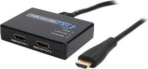 BYTECC HMSP102KT Pigtail 1 x 2 HDMI 4K2K Amplifier Splitter Full 3D