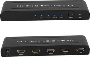 BYTECC HM2-SP104K Ultra Slim 1x4 HDMI 2.0 / HDCP 2.2 4K 60Hz HDMI Splitter