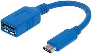Manhattan 353540 USB 3.1 USB type-C male to type-A female Gen1 Cable
