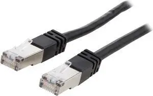 C2G 28696 Cat5e Cable - Snagless Shielded Ethernet Network Patch Cable, Black (50 Feet, 15.24 Meters)