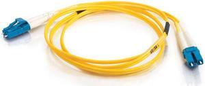 C2G 37466 30 m Yellow LC/LC Duplex 9/125 Single Mode Fiber Patch Cable