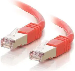 C2G 27262 Cat5e Cable - Snagless Shielded Ethernet Network Patch Cable, Red (14 Feet, 4.26 Meters)