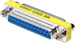 C2G 02774 DB25 F/F Mini Gender Changer (Coupler)