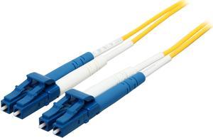 C2G 25977 OS2 Fiber Optic Cable - LC-LC 9/125 Duplex Single-Mode PVC Fiber Cable, Yellow (32.8 Feet, 10 Meters)