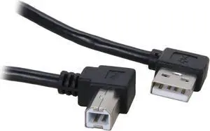 C2G/Cables To Go 28110 2m USB 2.0 Right Angled A to B M/M