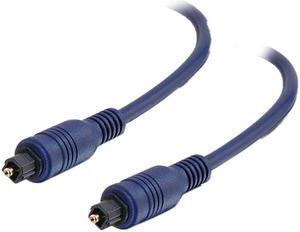 C2G 40390 Velocity Toslink Optical Digital Cable, Blue (3.3 Feet, 1 Meter)