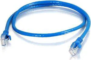C2G 10319 Cat6 Cable - Snagless Unshielded Ethernet Network Patch Cable, TAA Compliant, Blue (25 Feet, 7.62 Meters)