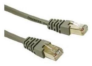 C2G 27240 Cat5e Cable - Snagless Shielded Ethernet Network Patch Cable, Gray (3 Feet, 0.91 Meters)