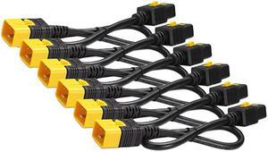 APC Model AP8714S 4 feet Power Cord Kit (6 ea), Locking, C19 to C20