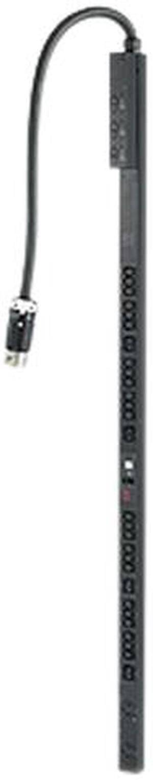 APC AP7869 Metered 0U 208V 50A 3 ft Rack PDU,14.4kW,208V,(24)C13,(4)C19,(2)L6-30R; 3 CORD