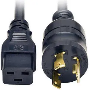 Tripp Lite Model P040-012-P30 12 ft. Heavy-Duty Power Cord, 20A, 12AWG (IEC-320-C19 to NEMA L6-30P)