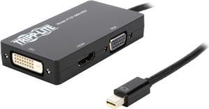 Tripp Lite Keyspan Mini Displayport to VGA/DVI/HDMI All-in-One Cable Adapter, Converter for MDP, 6-in. (P137-06N-HDV)