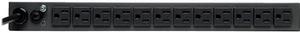 Tripp Lite PDU Metered 120V 15A 5-15R 13 Outlet 5-15P Horizontal 1URM 6ft Cord