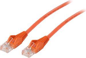 TRIPP LITE N001-003-OR 3 ft. Cat 5/5E Orange Cat5e 350MHz Snagless Molded Patch Cable (RJ45 M/M) - Orange