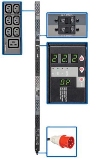 Tripp Lite Metered PDU3XMV6G32 42 Outlets PDU