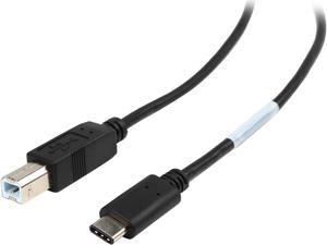 Tripp Lite U040-006 6 ft. Black USB 2.0 Hi-Speed Cable (B Male to USB Type-C Male)