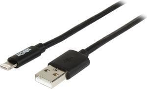 Tripp Lite M100-010-BK Black USB Sync/Charge Cable with Lightning Connector, Black, 10 ft. (3 m)