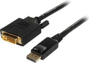 Tripp Lite P581-003-V2 Black DisplayPort 1.2 to DVI Active Adapter M/M 1920 x 1200 1080p 3'
